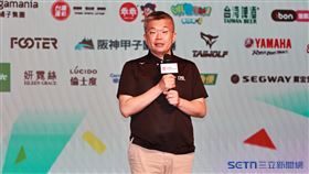 ▲2025中華職棒明星對抗賽售票暨名單公布記者會，中職會長蔡其昌致詞。（圖／記者劉彥池攝影）