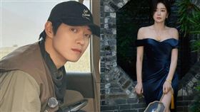 秦嵐（左）和魏大勛（右）爆戀情。（圖／翻攝自微博）