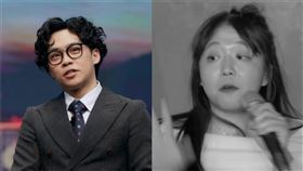 賀瓏（左）好友「天殘」（右）生日變忌日，驟逝消息震驚喜劇圈。