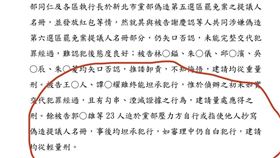 黃帝穎律師還提到，起訴書揭露國民黨中央指示，朱立倫害慘新北市黨工、青年軍，朱立倫身為黨主席又是前新北市長，居然一點歉意都沒有！（圖／翻攝自黃帝穎臉書）

