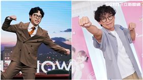 黃鐙輝、賀瓏。（圖／翻攝自臉書、記者趙于瑩攝影）