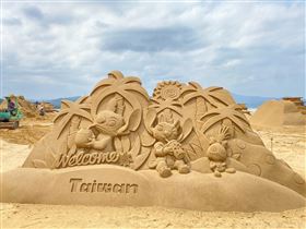 史迪奇進駐福隆沙雕季