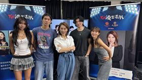 郎祖筠（圖中）率新生代演員方翊菲、林子璿、林鼎軒、林若婕出席全新影像作品《FUN演生活學》記者會。（圖／FUN演生活學提供）