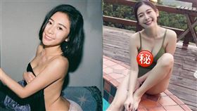 賀瓏,天殘,Albee,薩泰爾,泳裝,露點（圖／Albee臉書）