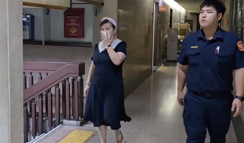 羅明才新店服務處主任繆維蕙聲押禁見。(圖/翻攝畫面)