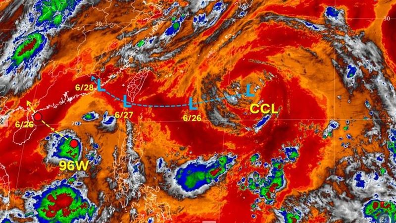 巨大冷心低壓明通過 2地大雷雨機率高