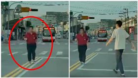 盲友,桃園,馬路,司機（圖／翻攝自Thread @jai_219授權））