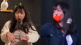 天殘4年前演出脫口秀，當時的她神清氣爽、面露燦笑的模樣充滿魅力。（圖／翻攝自YT、臉書）