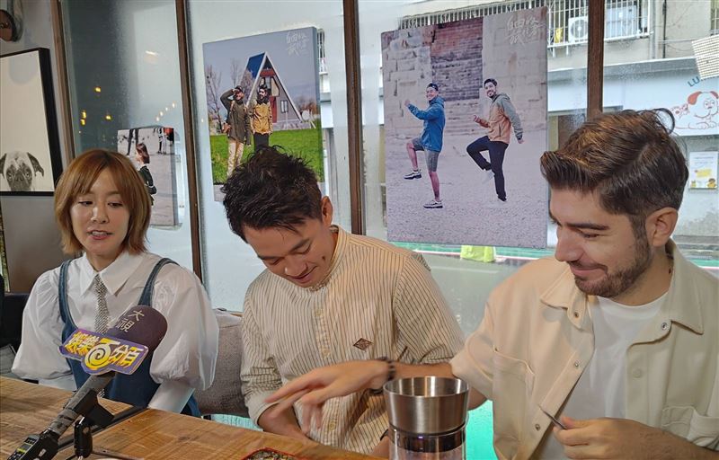 莎莎（左起）、融融、圖佳（圖／記者鍾智凱攝）