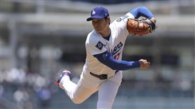 ▲大谷翔平利用實戰當投手復健賽。（圖／美聯社／達志影像）