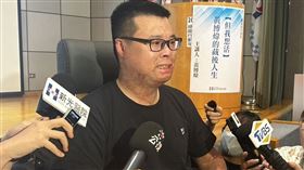 黃博煒今受邀回到新光醫院演講-「黃博煒的截後人生」。（圖／記者簡浩正攝影）