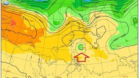 冷心低壓蓋台　鄭明典一圖示警防劇烈降雨（圖／翻攝自鄭明典臉書）
