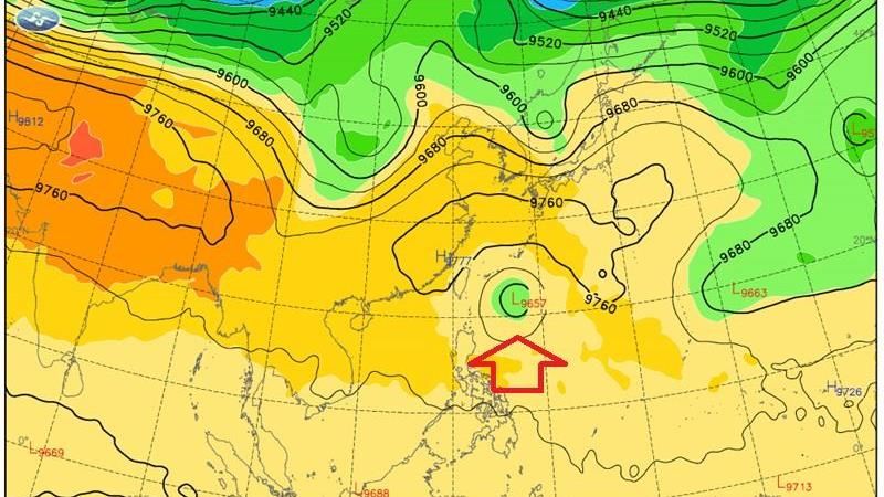 冷心低壓蓋台 鄭明典一圖示警防劇烈降雨