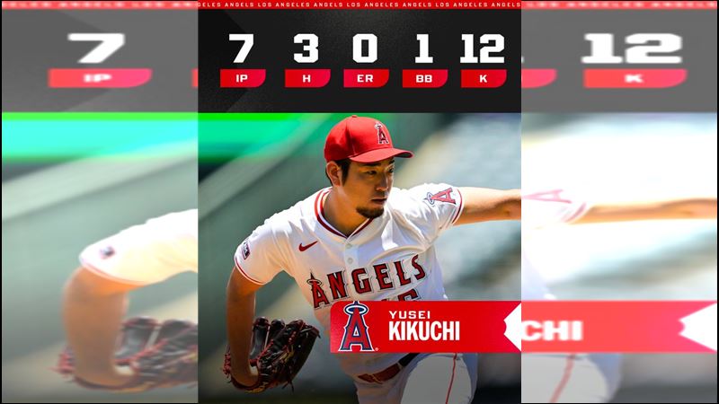 菊池雄星26日主投紅襪7局飆12K、無失分。（圖／翻攝自MLB X）