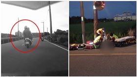 高中,桃園,自撞,電線桿,死亡（圖／翻攝自《記者爆料網》）