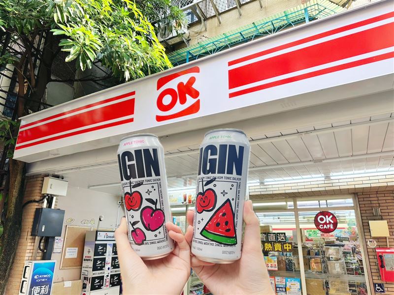 OKmart獨家販售(BTS)成員 Jin企劃的調酒系列。(圖/OKmart 提供)