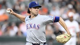 ▲狄格隆（Jacob deGrom）無安打比賽8局下破功。（圖／美聯社／達志影像）