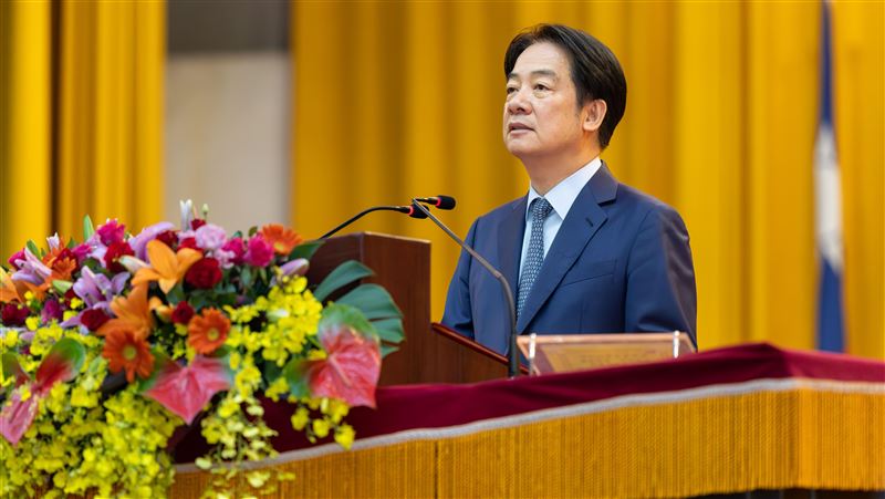 出席軍校畢典 賴清德:反共反滲透反併吞