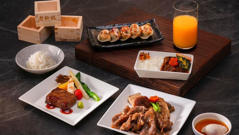 長榮更新機上餐　攜手老乾杯推獨家餐飲