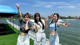 一粒(左起)攜手李樂與螢螢，展開一場充滿活力的夏日冒險。（圖／三立提供）