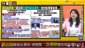 ▲林楚茵打臉國台辦發言人朱鳳蓮，沒有民主罷免還對台灣干擾介選。（圖／94要客訴）