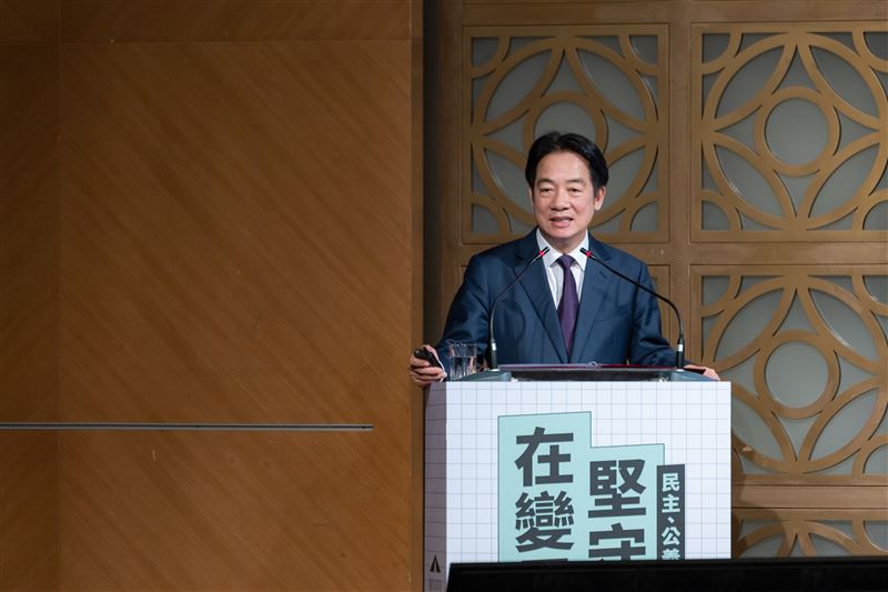 總統賴清德24日晚間進行「團結國家十講」第二講「團結」。（圖／總統府提供）