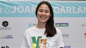 ▲台英混血女將葛藍喬安娜談選擇代表台灣參賽的原因（圖／中央社）