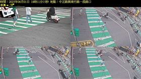 交通新制,未禮讓行人,罰鍰,蘆竹（圖／桃園市蘆竹分局提供）