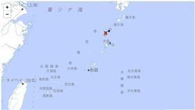 日本鹿兒島外海持續受到地震影響，至今（27）日已經發生超過400次地震。稍早在台灣時間12時17分又發生規模4.8地震，震央在吐噶喇列島近海，北緯29.3度，東經129.3度。地震深度20km，最大震度3級。（圖／翻攝自日本氣象廳）