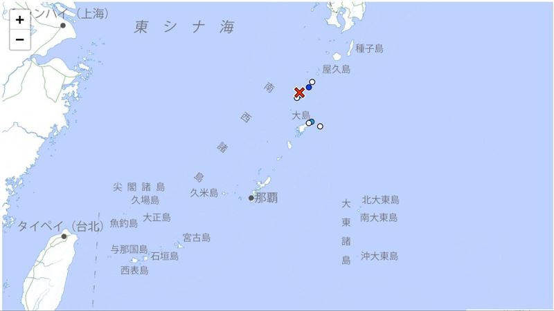 7天內震逾440次！日本鹿兒島外海4.8地震