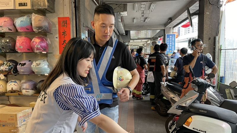 民眾要小心！新埔民生地下道工程滲水下陷