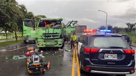 車禍,死亡,聯結車,岡山