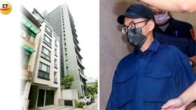 根據CTWANT記者獨家掌握消息，黃子佼近期正在出售一處「私人空間」，地點就位在目前他所住的豪宅正後方，白色外觀華廈內。（圖／黃鵬杰、趙文彬攝）