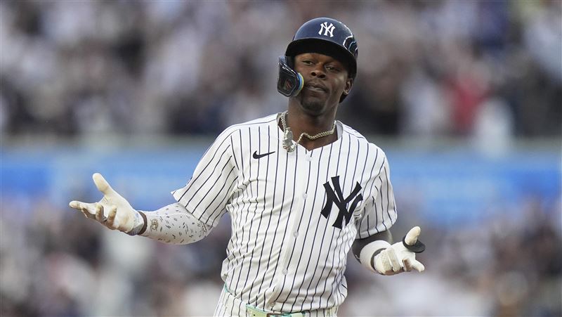 齊森姆揮棒就知道有了 看球飛上2層看台