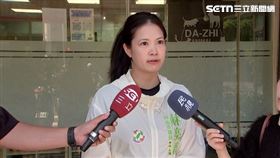 ▲北市議員林亮君市場掃街前受訪。（圖／翻攝畫面）