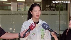 ▲北市議員林亮君市場掃街前受訪。（圖／翻攝畫面）