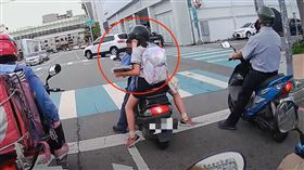 台中女童坐機車「未戴安全帽」警駁回檢舉