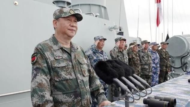 外媒報導,閱兵是習近平最愛的活動之一,常藉此大秀軍事實力。(圖/翻攝自軍報記者)