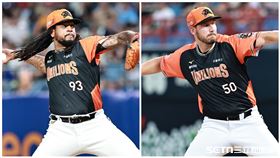 ▲統一獅可能推出飛力獅（左）和布雷克（右）迎戰上半季加賽。（圖／記者劉彥池攝影）