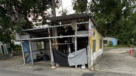 ▲昭明派出所旁的小工寮傳出有女子死亡 。（圖／翻攝畫面）