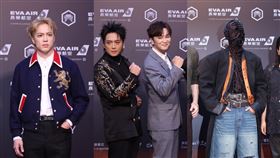 ▲紅毯男星特別造型。（圖／記者鄭孟晃、趙于瑩攝影）