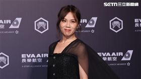 蔡健雅入圍金曲歌后，一身香奈兒走上紅毯。（圖／記者鄭孟晃、趙于瑩攝影）