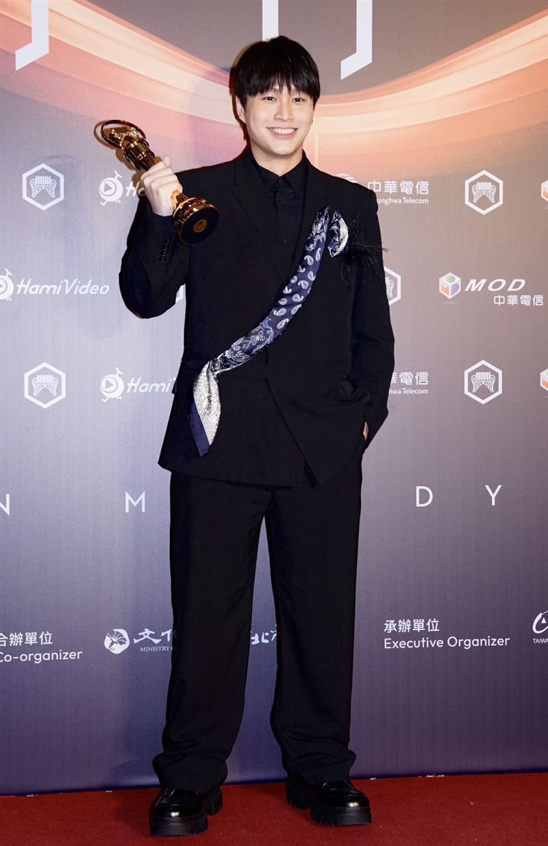 陳以恆曾拿下金曲台語歌王寶座,並喊話網友回家投票。(圖/記者鄭孟晃、趙于瑩攝影)