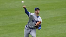 ▲大谷翔平本季首度在客場先發投球。（圖／美聯社／達志影像））