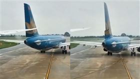 波音787一刀切開空巴機尾！影像曝網瘋傳（圖／翻攝自X） 