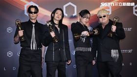 TRASH奪最佳樂團。（圖／記者鄭孟晃、趙于瑩攝影）