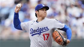 ▲大谷翔平29日登板飆出生涯最速102英里，相當於164公里的火球。（圖／美聯社／達志影像）