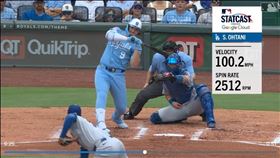 ▲大谷翔平生涯最快的2球都是對帕斯昆汀諾（Vinnie Pasquantino）投出。（圖／翻攝自MLB官網）