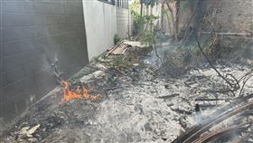 台中伯遭濃煙嗆暈倒火堆！全身燒傷搶救中