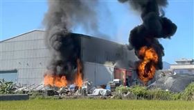 宜蘭,五結鄉,碾米廠倉庫,火警。（圖／翻攝宜蘭知識+）